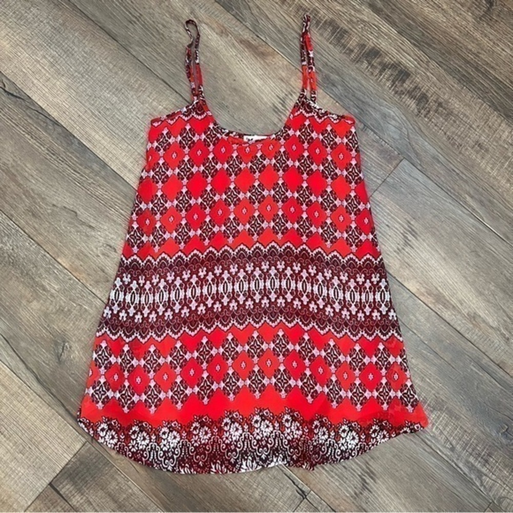 *Show Me Your Mumu Red Bella Mini Dress Size X-Small